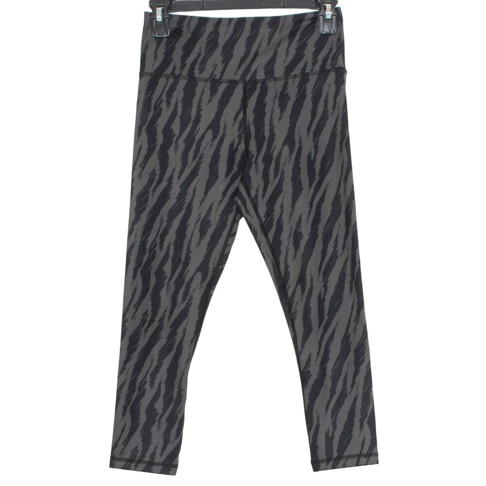 Zyia Active Womens Leggings Cropped Yoga Stripe Athletic Activewear 4 EH